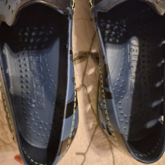 Men's Floafers Chairmen Bit Water Blue Camouflage Shoes - Size US12 - Picture 8 of 13